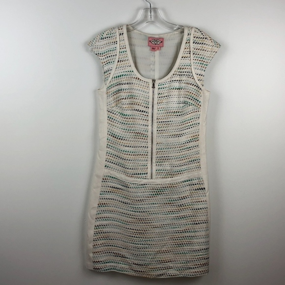 Phoebe Couture Exposed Zipper Mini Dress 4 - Picture 1 of 7